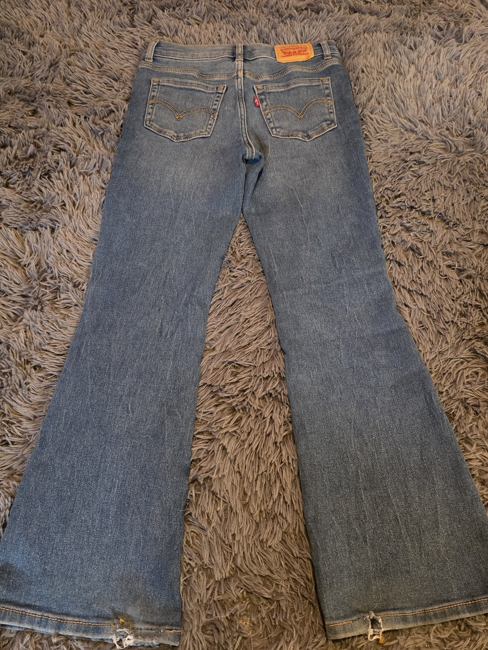 Levi's Medium Blue Flare Jeans - Picture 2 of 6